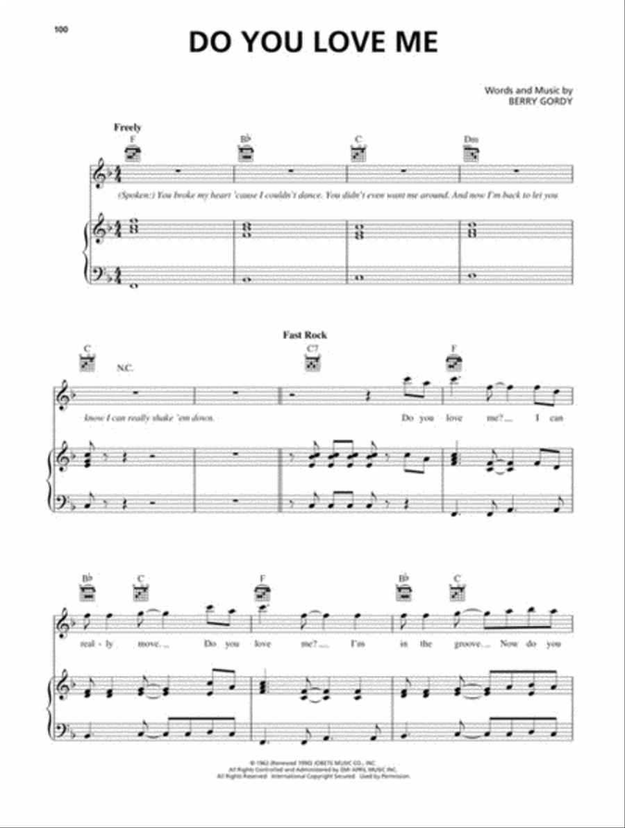 Motown 50th Anniversary Songbook Piano, Vocal, Guitar scores gallery preview page 5