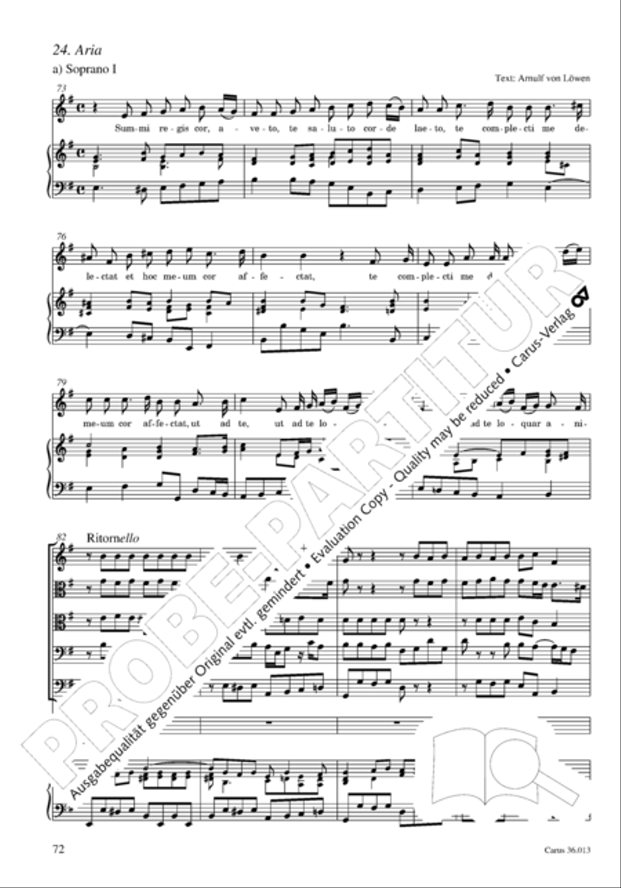 Membra Jesu nostri SSATB scores gallery preview page 88
