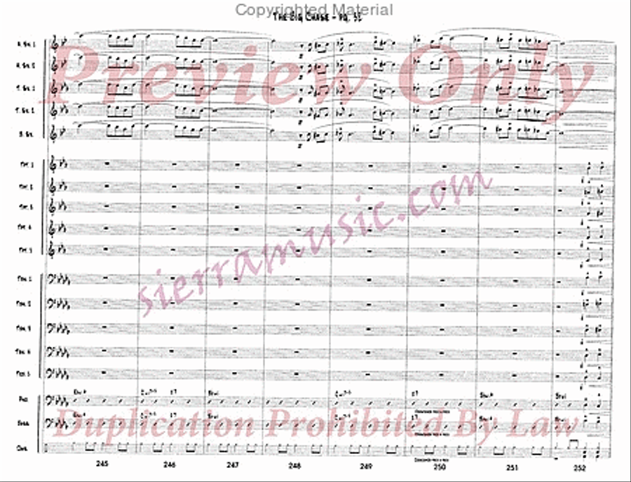 The Big Chase Jazz Ensemble scores gallery preview page 33