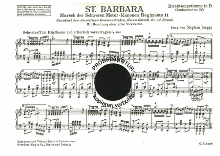 St. Barbara St. Barbara Set of Parts scores gallery preview page 1