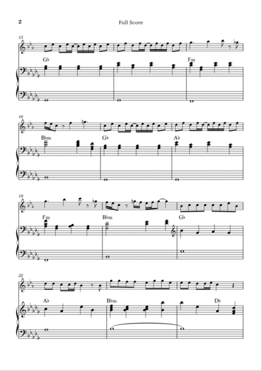 Peaches B-Flat Clarinet scores gallery preview page 2