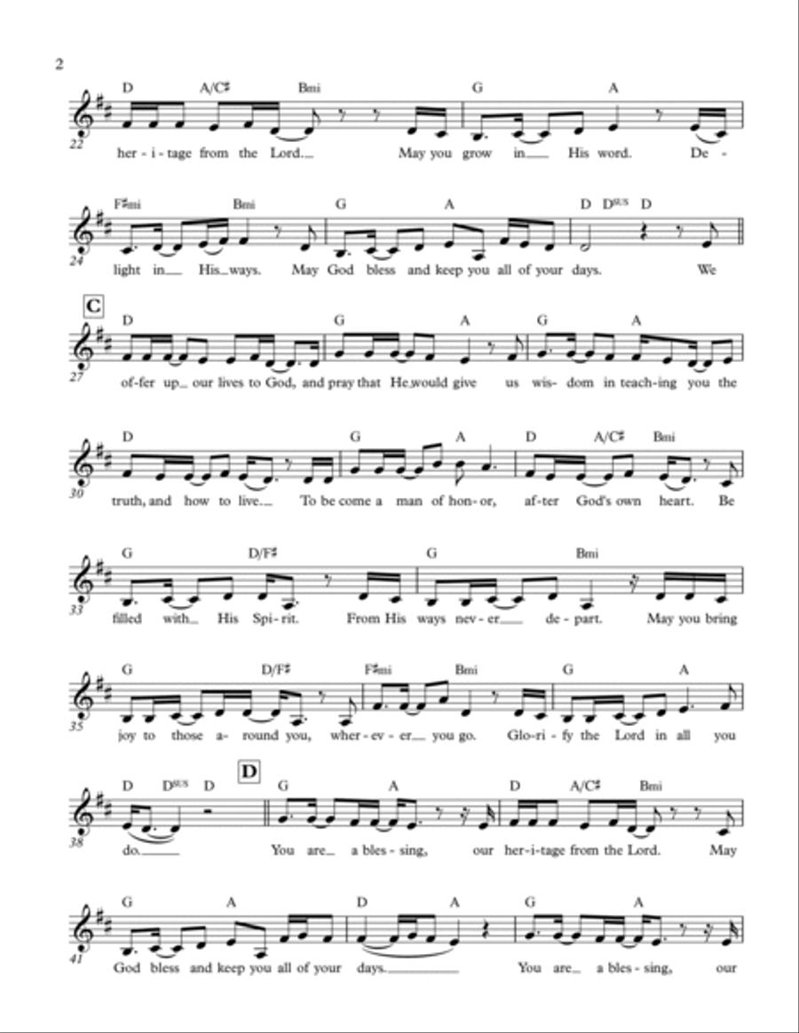 Mama's Prayer Guitar scores gallery preview page 2