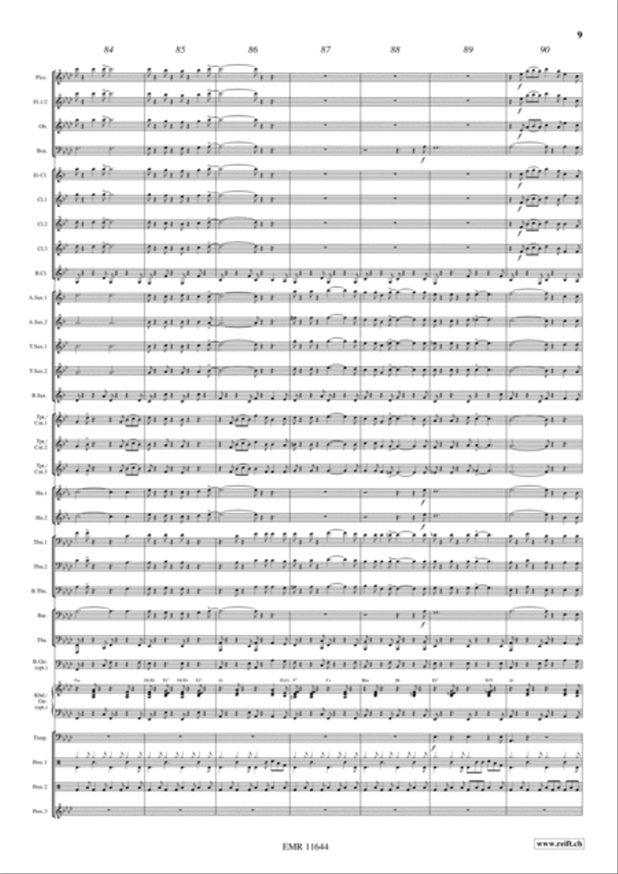 Flight To USA Concert Band scores gallery preview page 10