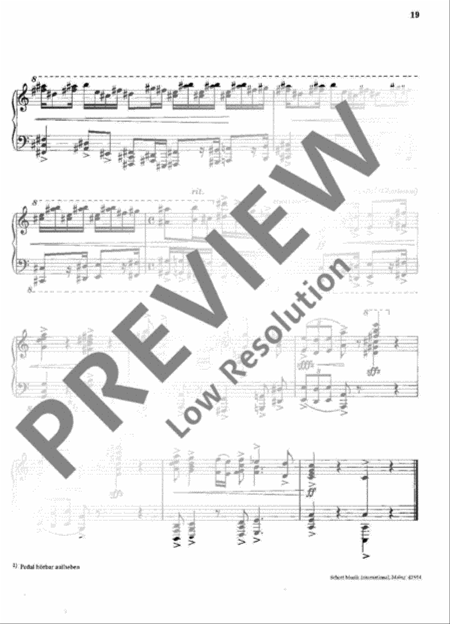 Jazz- Toccata and Fugue Piano Solo scores gallery preview page 20