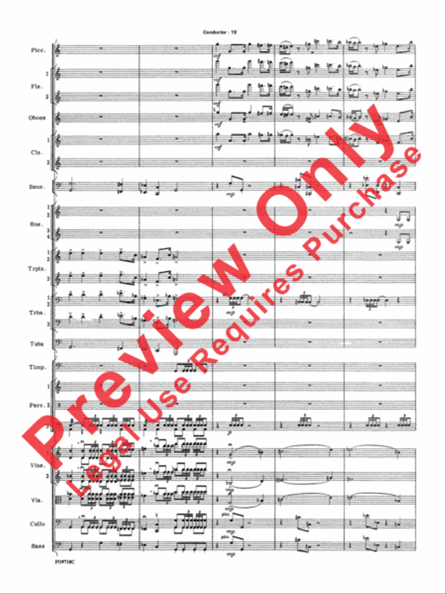 The Empire Strikes Back Medley Full Orchestra scores gallery preview page 50