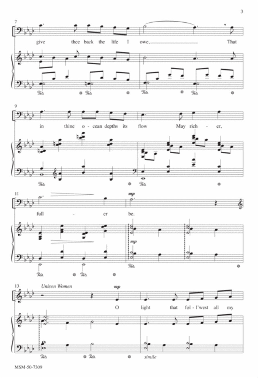 O Love That Wilt Not Let Me Go 2-Part scores gallery preview page 2