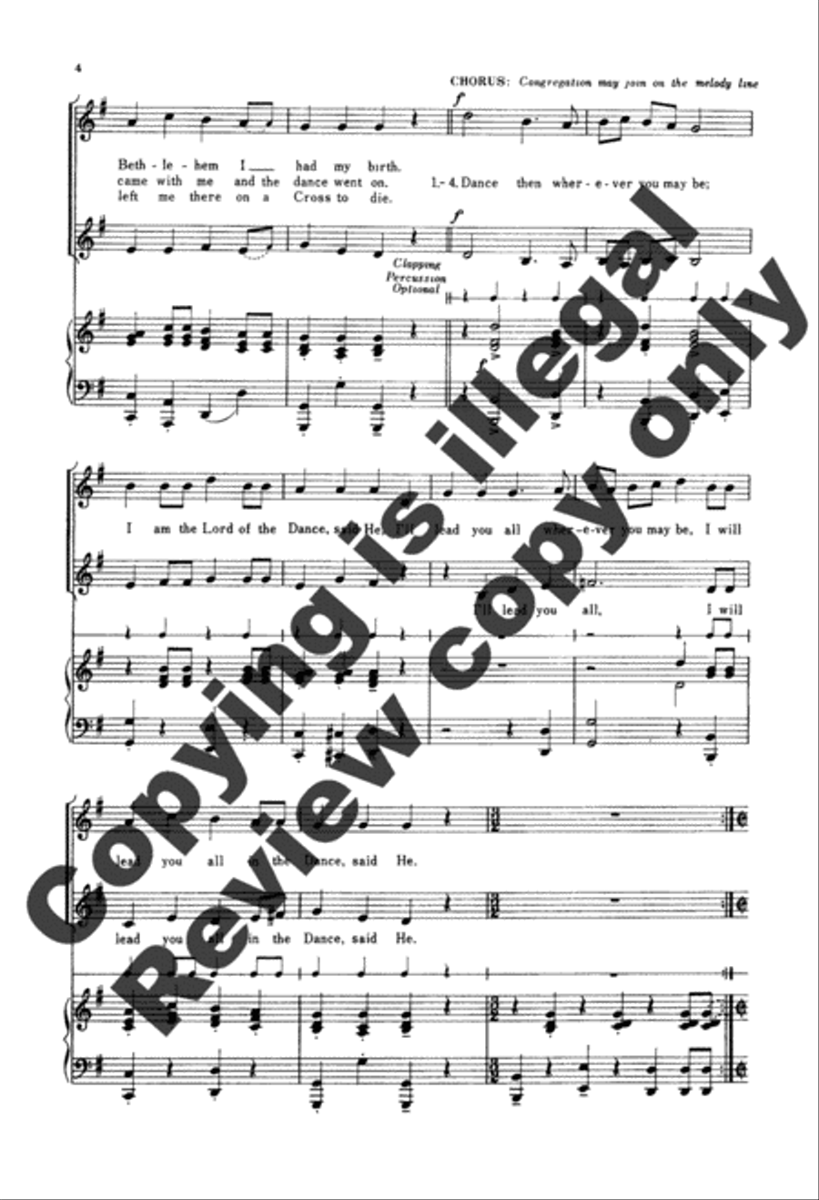 Lord of the Dance Lord of the Dance SA scores gallery preview page 3