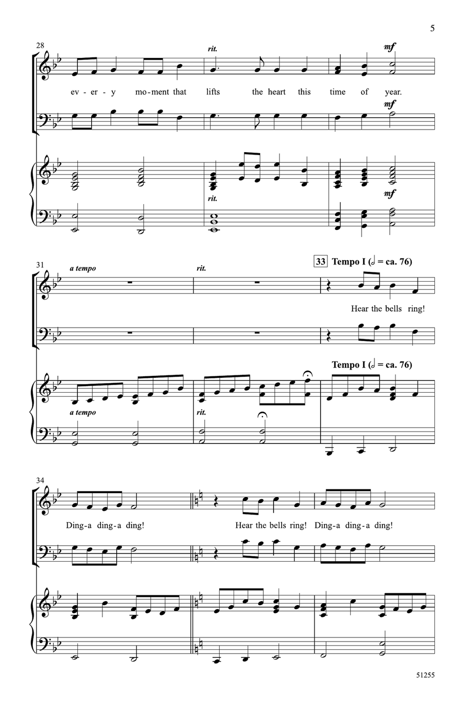 Hear the Bells Ring! Hear the Bells Ring! Choir scores gallery preview page 4