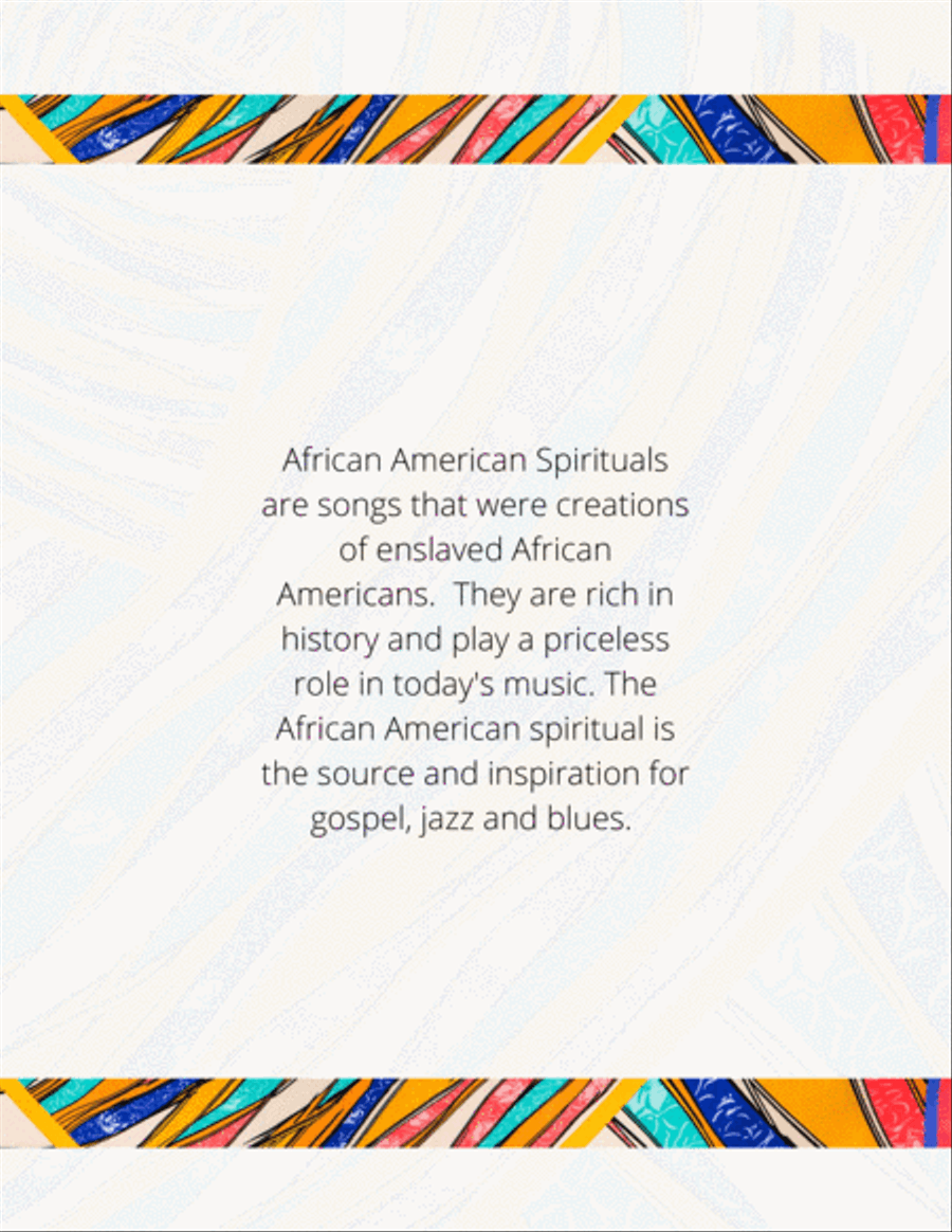 Three African American Spirituals - Piano Solos Piano Solo scores gallery preview page 2