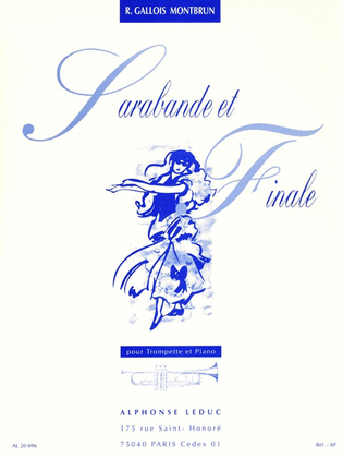 Book cover for Sarabande And Finale (trumpet And Piano)