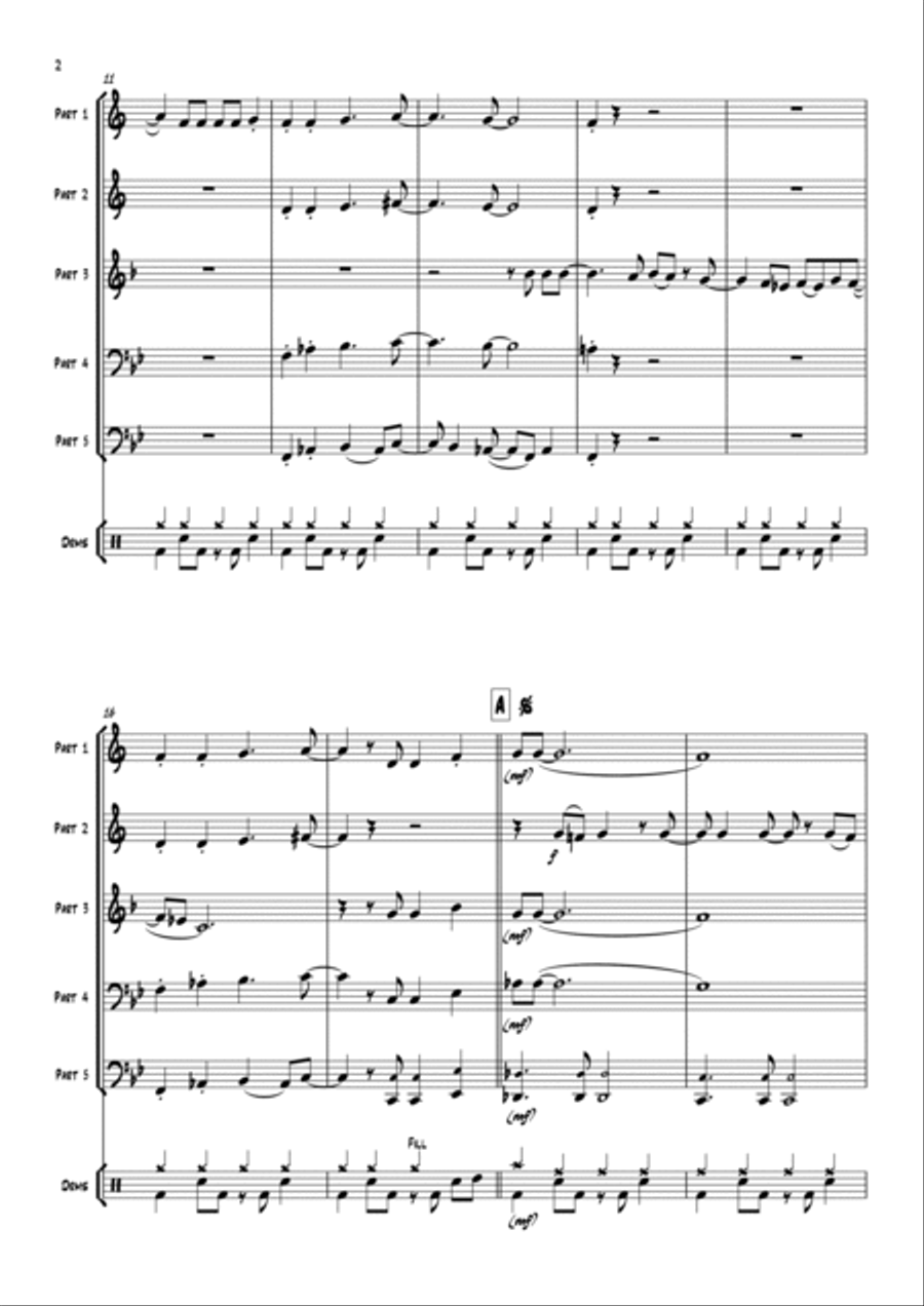 Happy Happy Euphonium scores gallery preview page 4