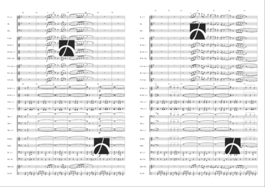 Spanish Eyes Concert Band scores gallery preview page 6