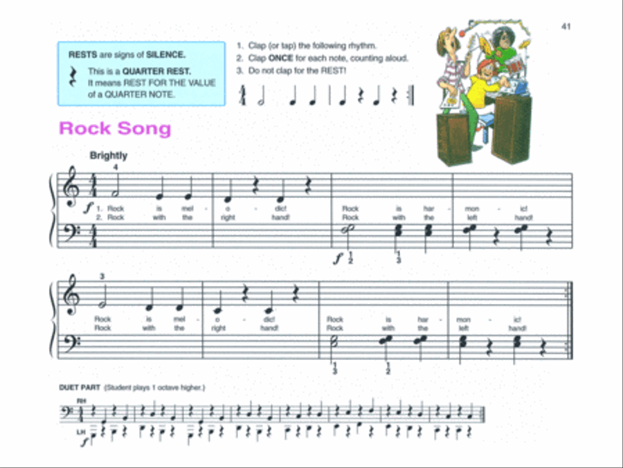 Alfred's Basic Piano Course Lesson Book, Level 1A Piano Method scores gallery preview page 5