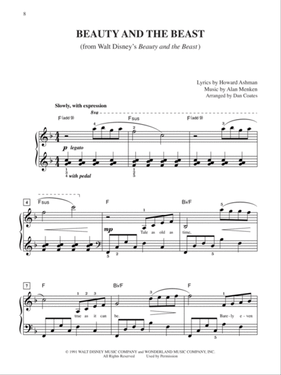 10 for 10 Sheet Music Musicals Easy Piano scores gallery preview page 2
