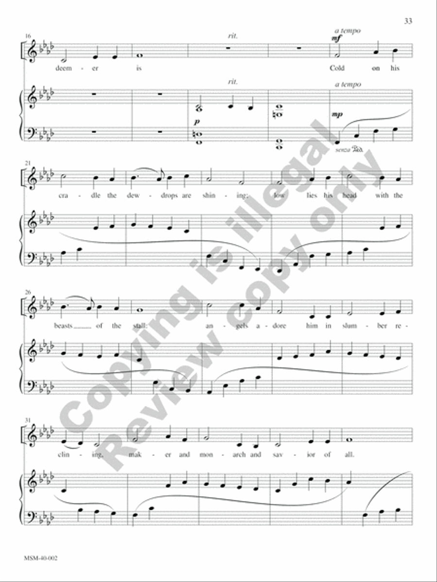 Seasons and Celebrations (Winter) Medium Voice scores gallery preview page 35