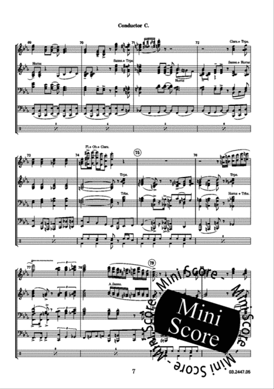 Happy Days Are Here Again Big Band scores gallery preview page 38