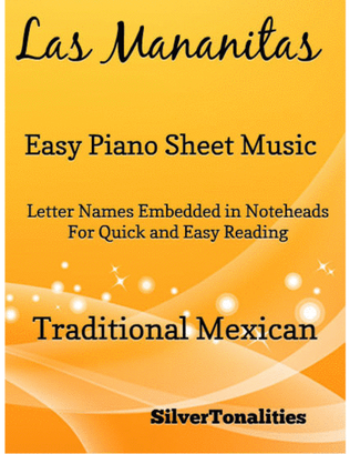 Book cover for Las Mananitas Easy Piano Sheet Music