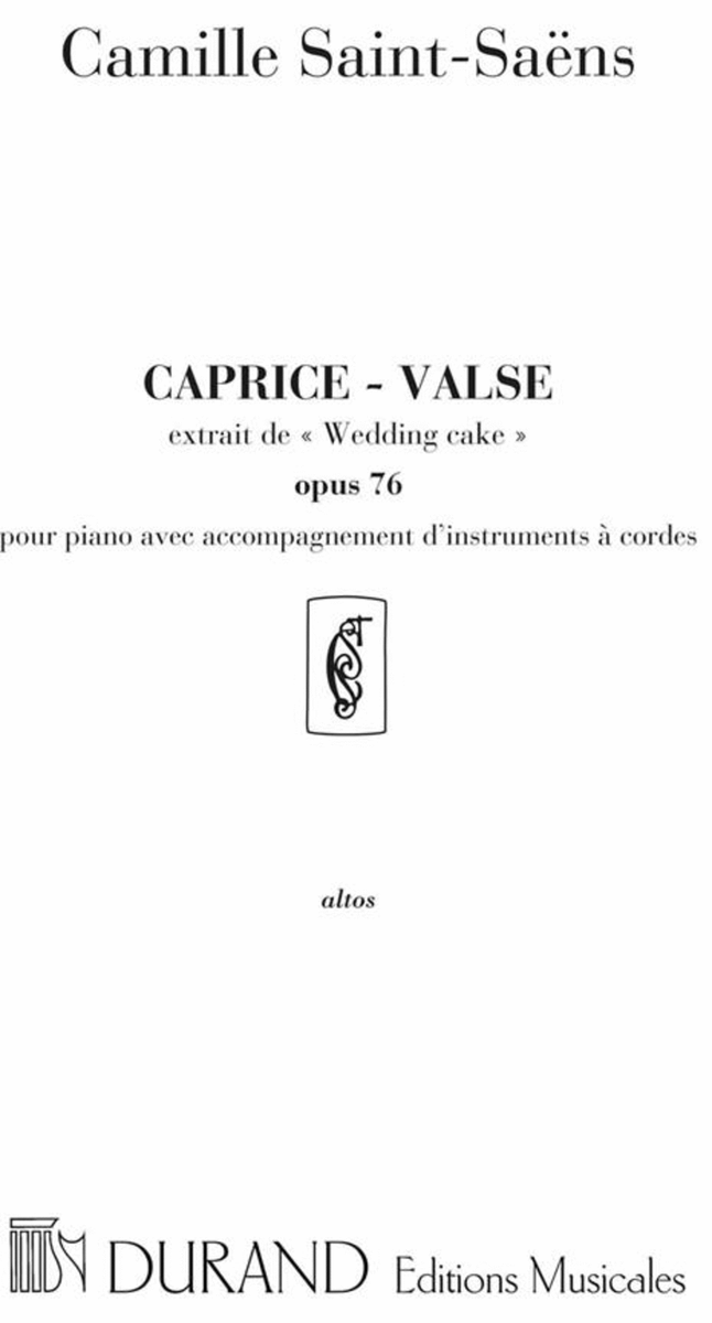 Wedding Cake Alto Orch