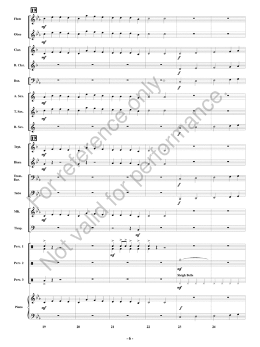 Epic Battle 3000 Concert Band scores gallery preview page 7