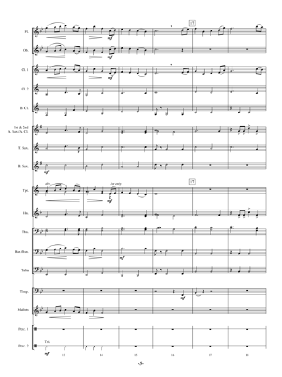 Whispering Ridge Whispering Ridge Concert Band scores gallery preview page 4