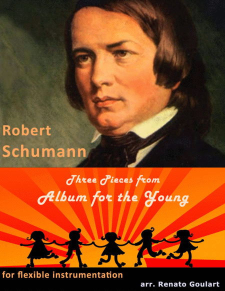 Three Pieces from "Album for the Young" (R. Schumann) - Full Score and Parts image number null