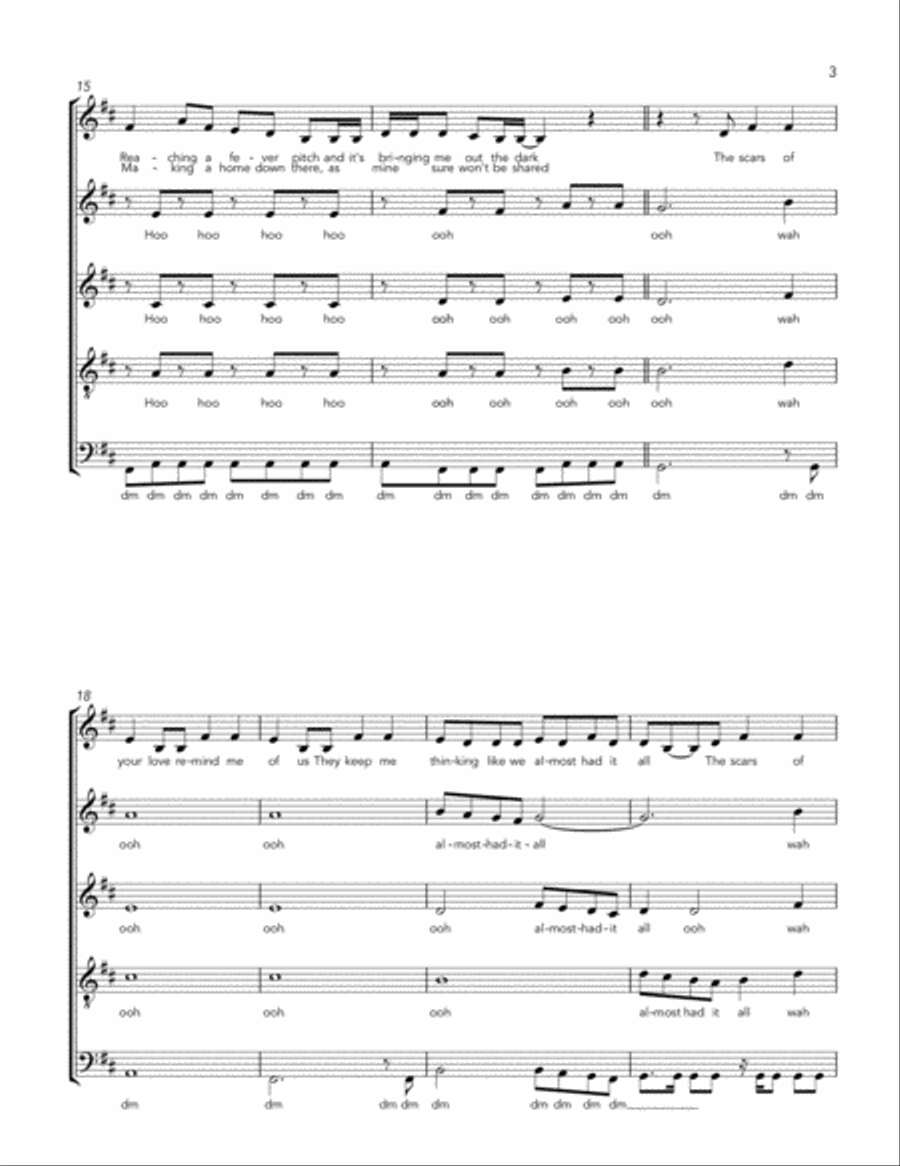 Rolling In The Deep A Cappella scores gallery preview page 3