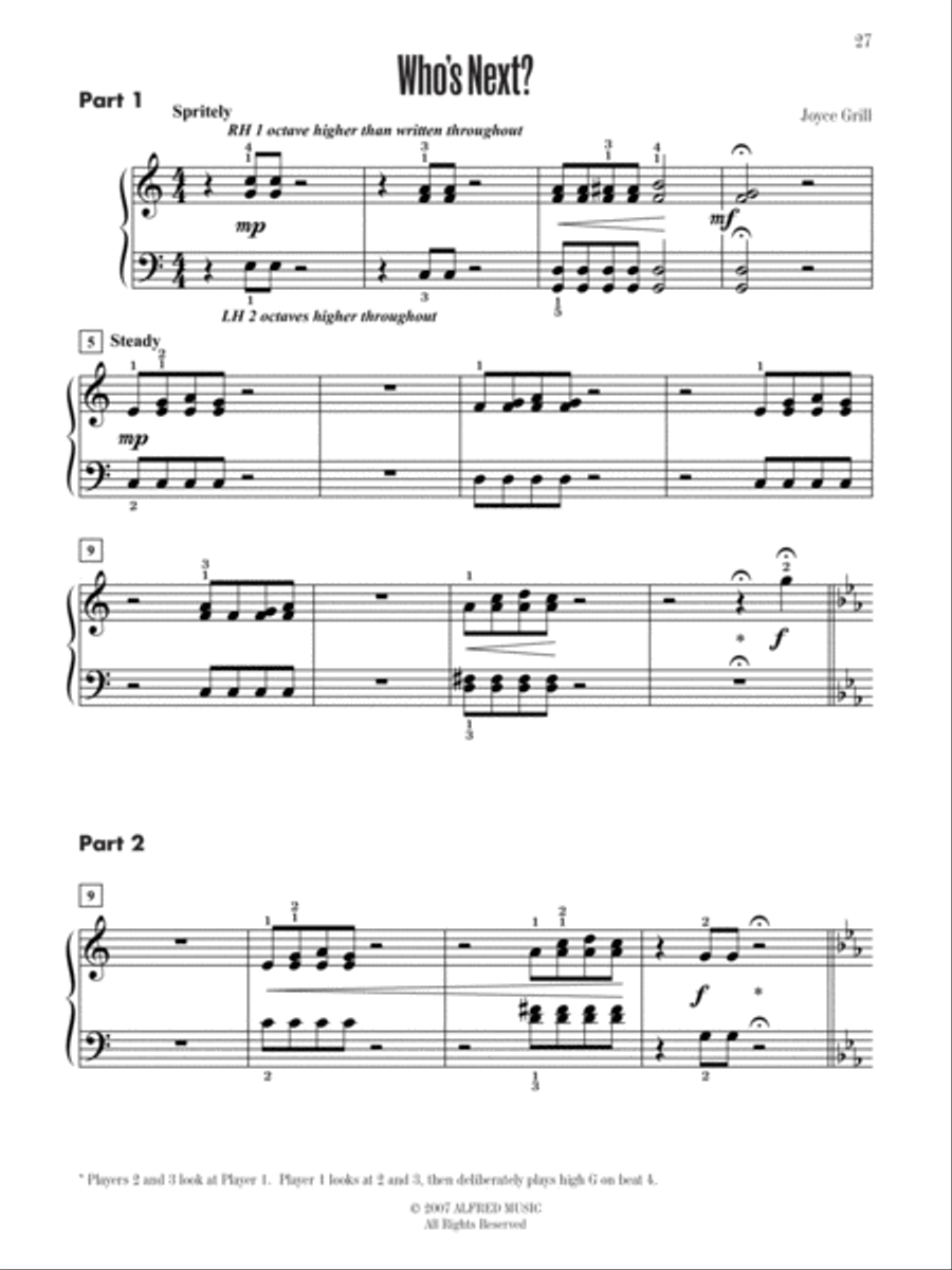 Contest Winners for Three, Book 4 Small Ensemble scores gallery preview page 9