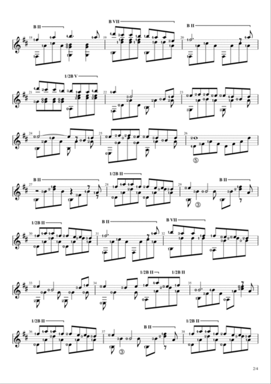 Colors Of The Wind Electric Guitar scores gallery preview page 2