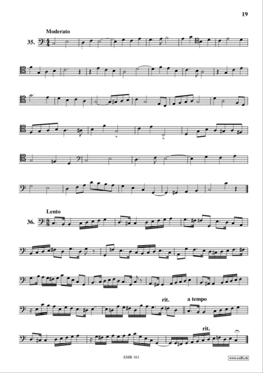 Studies in all Clefs Trombone Solo scores gallery preview page 12