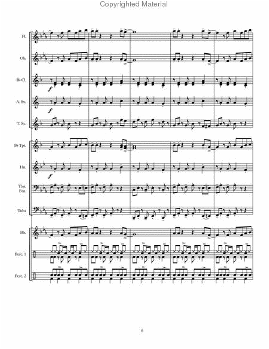 Short Pierre Short Pierre Concert Band scores gallery preview page 7