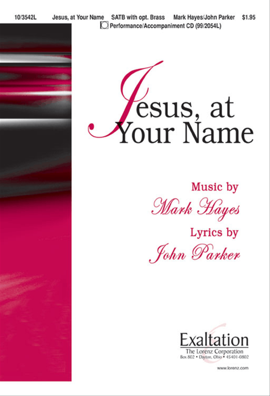 Jesus, at Your Name 4-Part scores gallery preview page 1