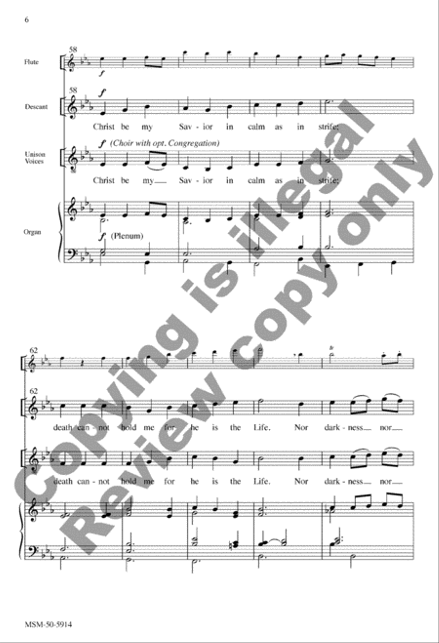 Christ, Be My Leader Christ, Be My Leader 2-Part scores gallery preview page 6