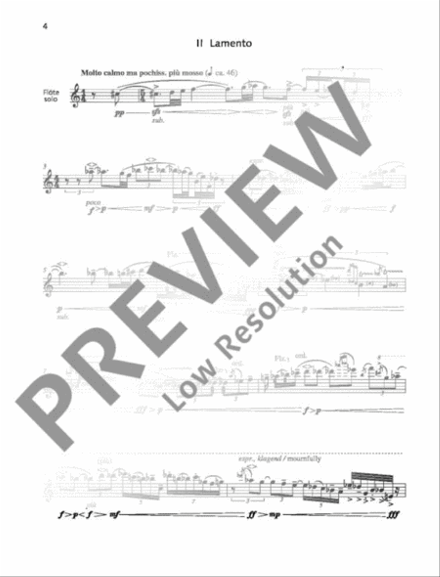 Petite Suite Flute scores gallery preview page 5