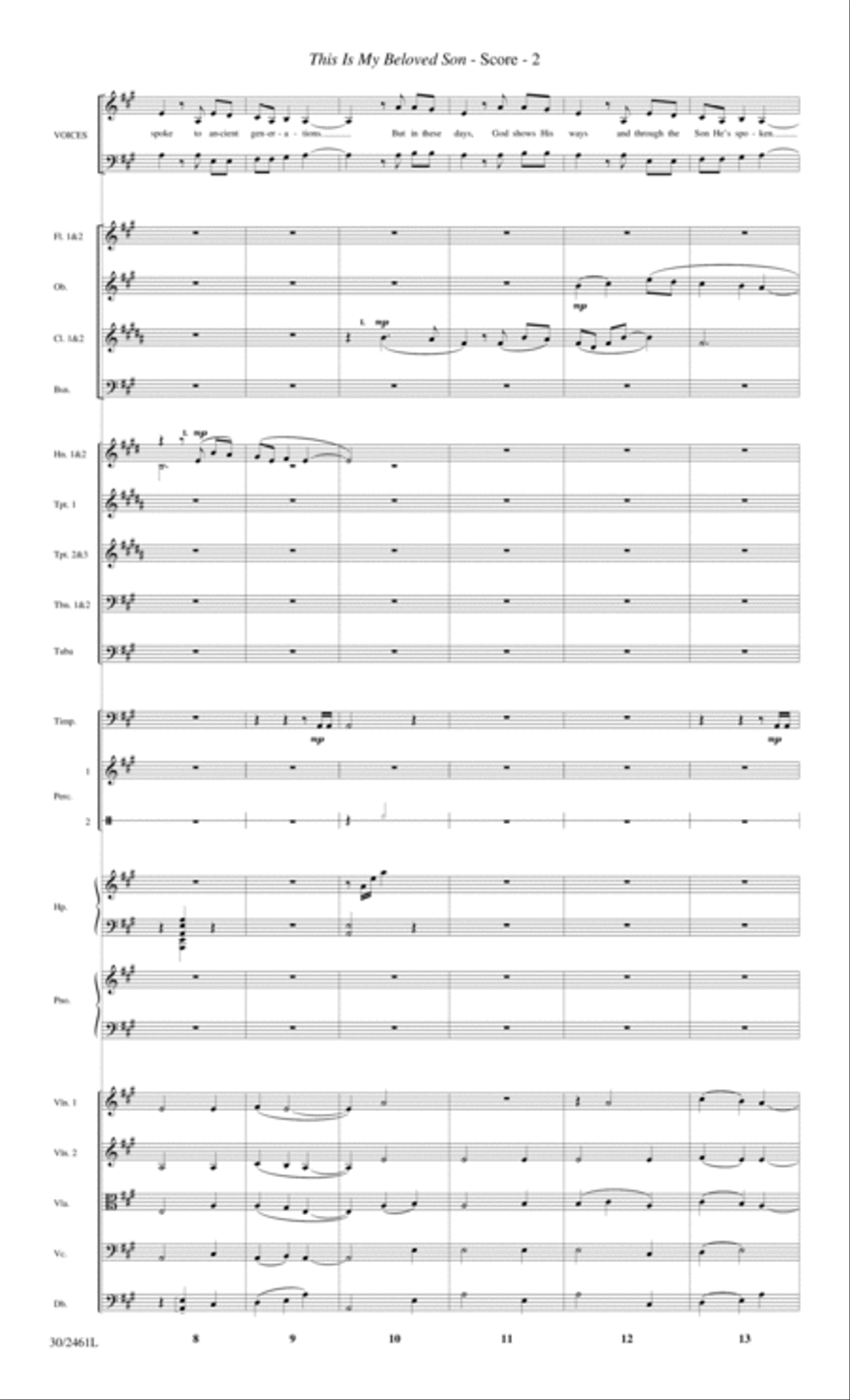 Journey to the Cross - Orchestral Score and Parts Choir scores gallery preview page 4