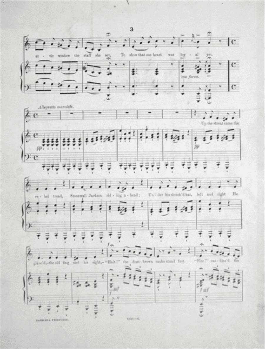 Barbara Frietchie Voice scores gallery preview page 3
