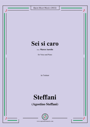 Steffani-Sei si caro,from Marco Aurelio,in f minor
