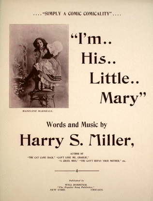 Book cover for I'm His Little Mary