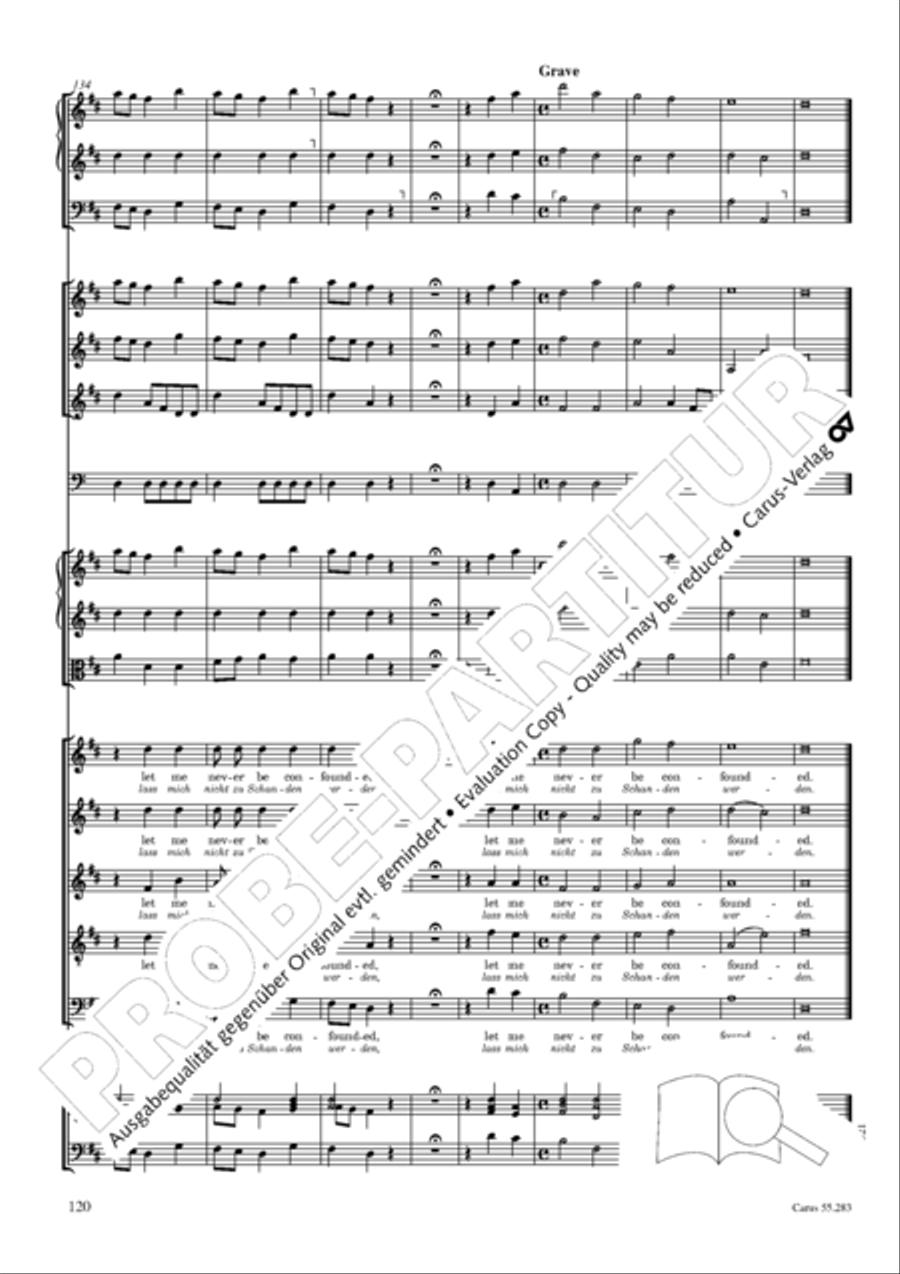 Te Deum for the Victory of Dettingen SSATB scores gallery preview page 137