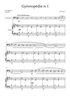 Gymnopédie N.1 - Trombone and Piano