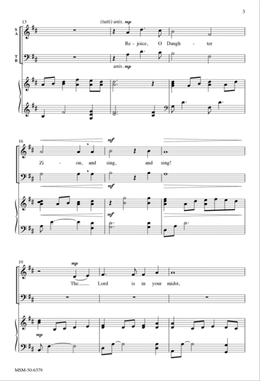 Rejoice and Sing 4-Part scores gallery preview page 3