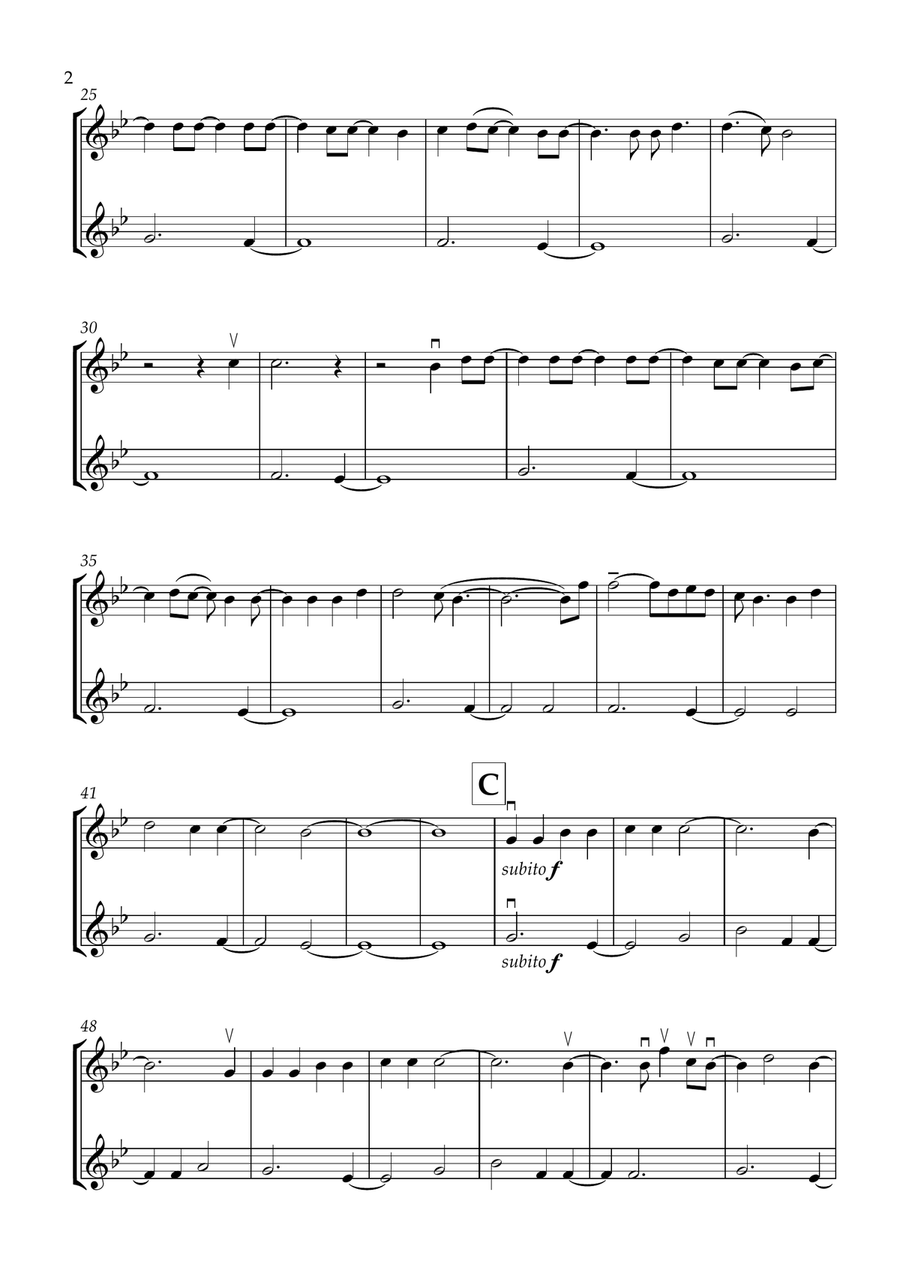 Hello Hello String Duet scores gallery preview page 2