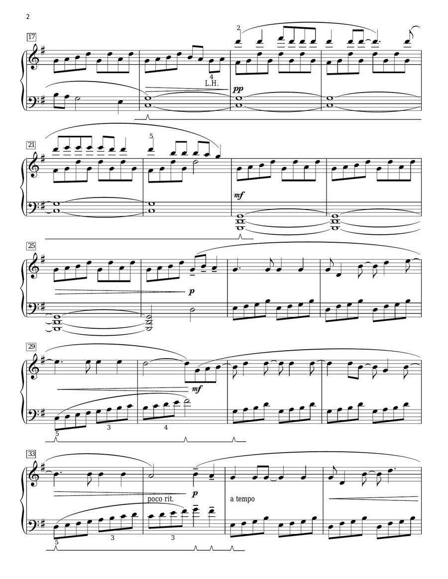 Christmas Lights [Classical version] (arr. Phillip Keveren) Piano Solo scores gallery preview page 2