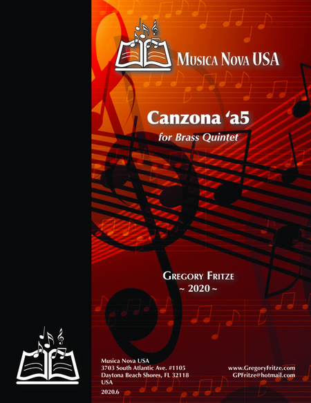 Canzona 'a5 for Brass Quintet image number null