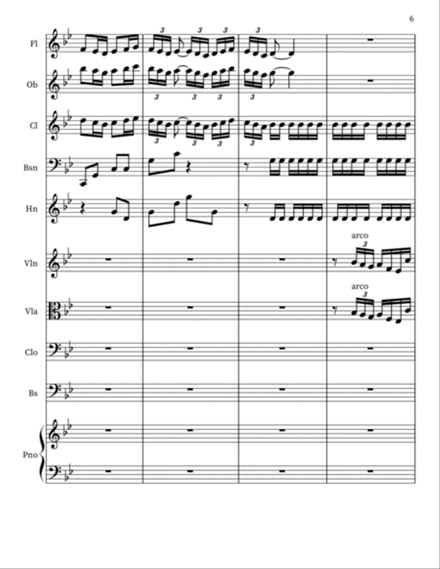 Intensity Sketch for Orchestra Orchestra scores gallery preview page 6