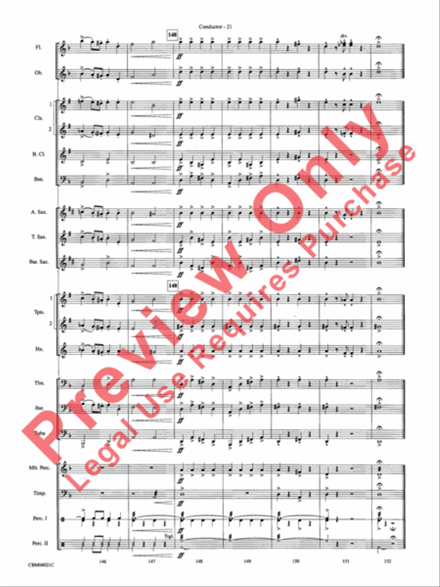 Harry Potter and the Prisoner of Azkaban, Selections from Concert Band scores gallery preview page 24