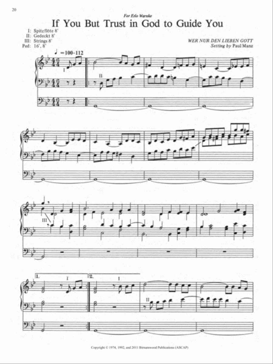 Ten Chorale Improvisations, Set 5 Organ scores gallery preview page 8