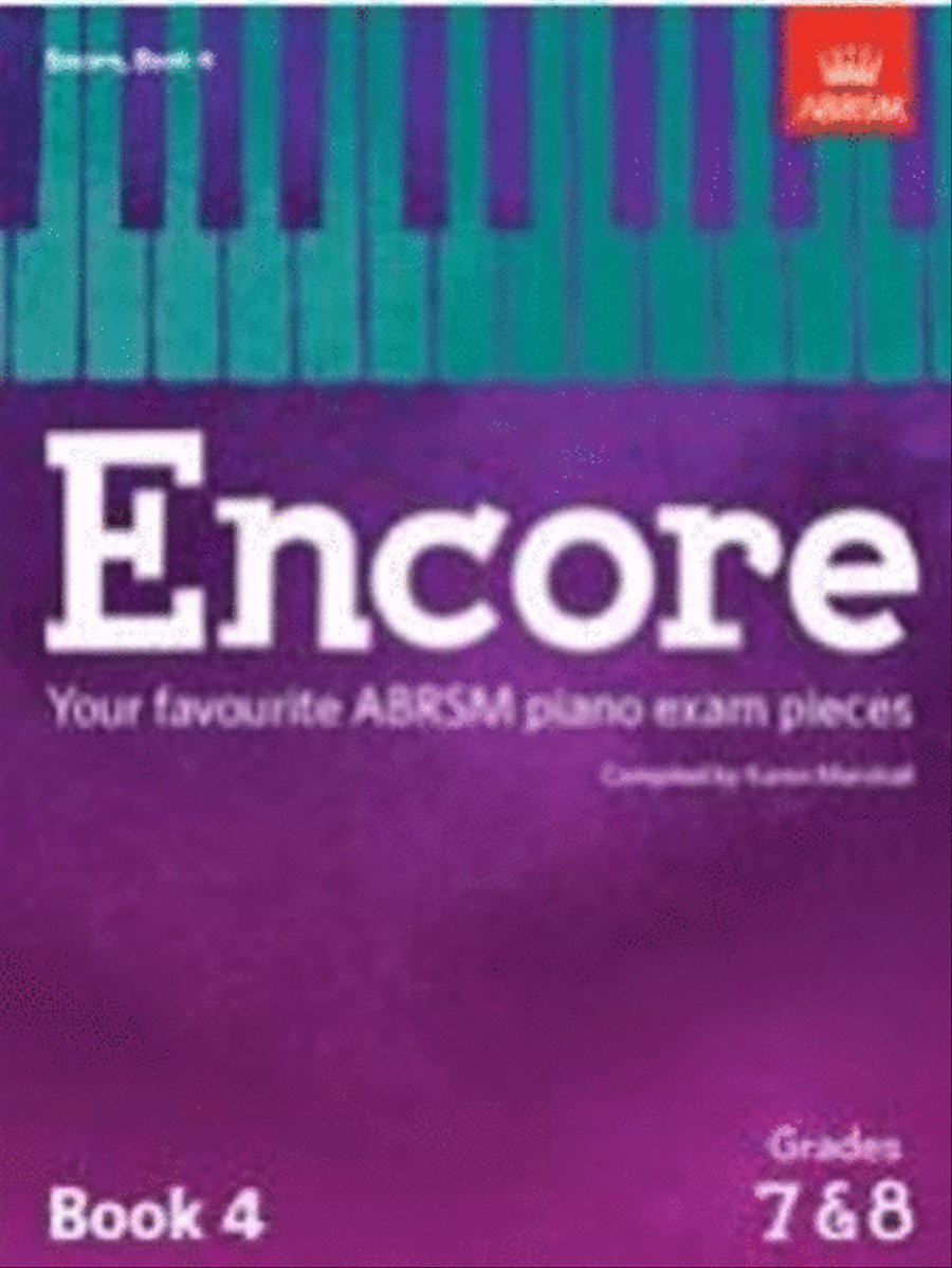 Encore: Book 4, Grades 7 & 8 Piano Method scores gallery preview page 1