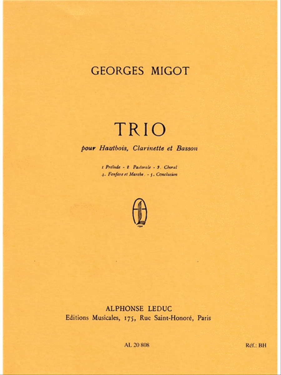 Trio (trio - Woodwind)