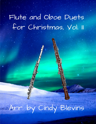 Book cover for Flute and Oboe for Christmas, Vol. II