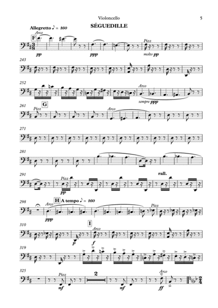 Carmen Suite Nº1 - G. Bizet - For String Quartet (Cello) image number null